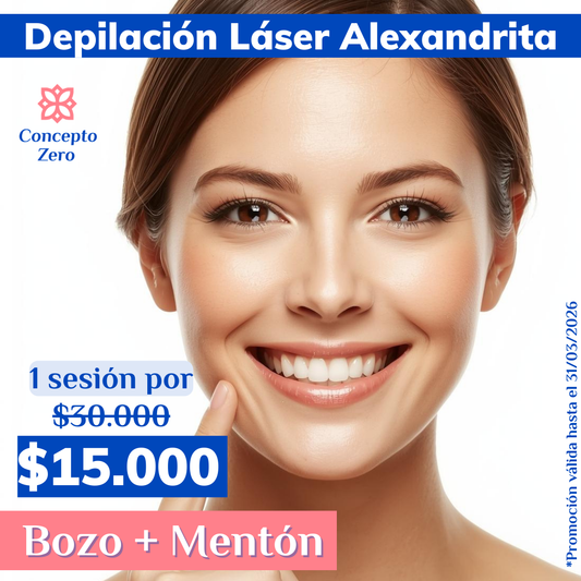 Bozo + Mentón - Depilación Láser