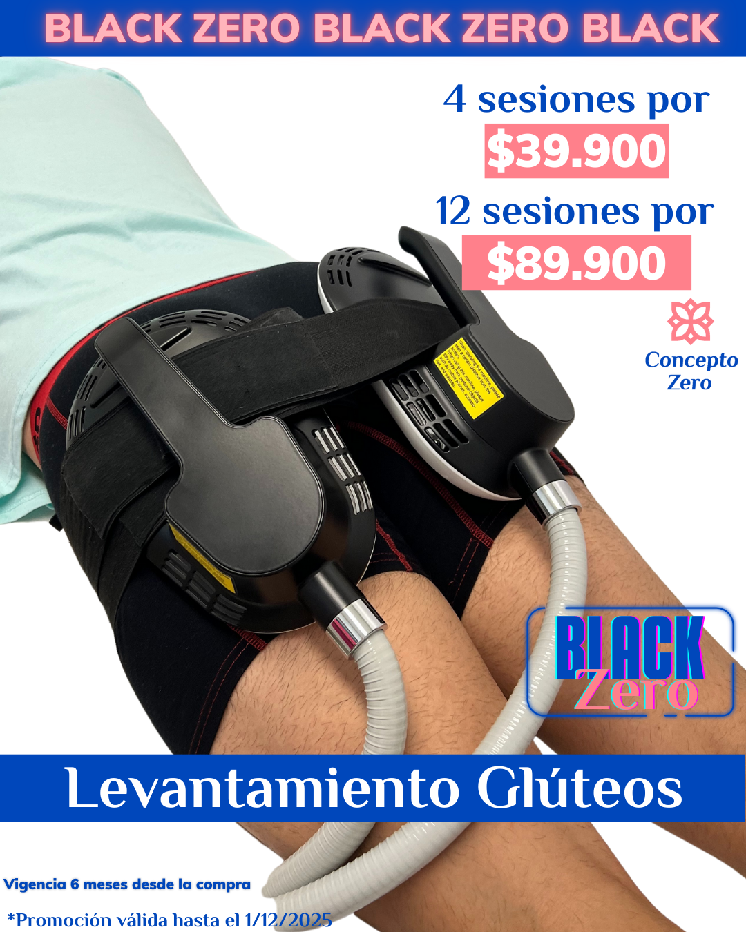 ¡Black Zero! Levantamiento de Glúteos