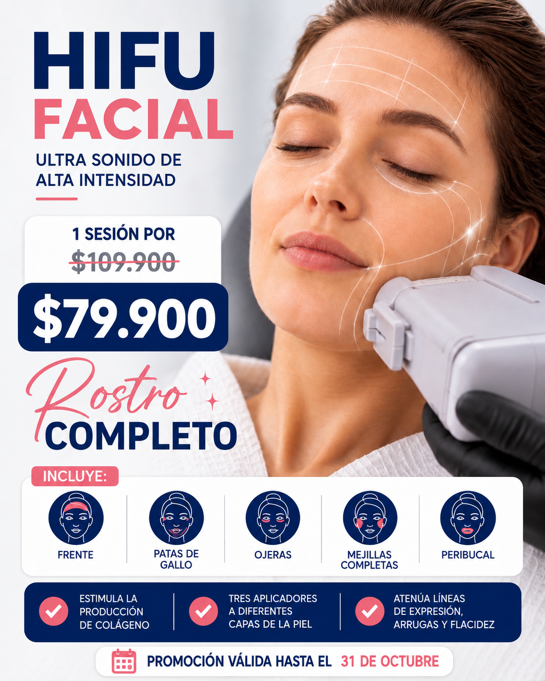 HIFU 12D Rostro Completo