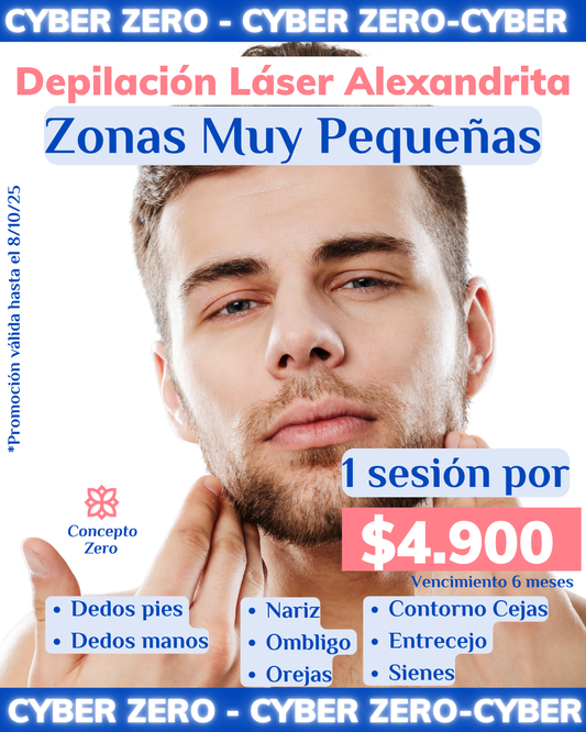 ¡Cyber Zero! Zonas Muy Pequeñas - Depilación Láser Alexandrita