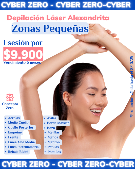 ¡Cyber Zero! Zonas Pequeñas - Depilación Láser Alexandrita